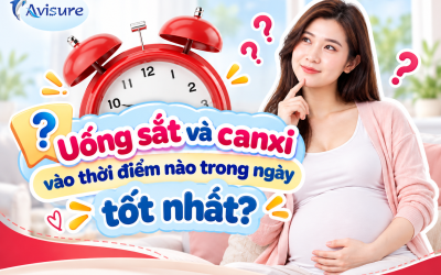 Uống sắt và canxi vào thời điểm nào trong ngày? Cách uống đúng để hấp thu tốt